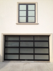 glass garage doors