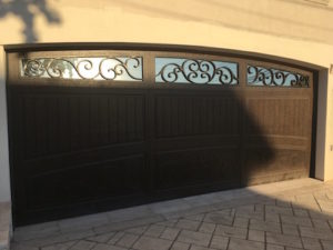 wrought iron garage doors