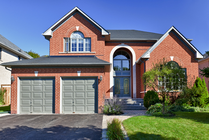 two car garage doors