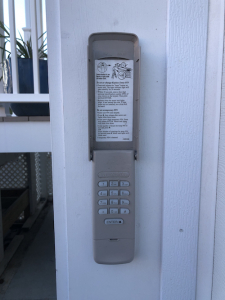 liftmaster keypad